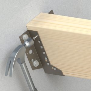 Gb Balkdrager (Raveeldrager) houtmaat 46x146mm zware uitvoering verzinkt 0783105 - Afbeelding 5
