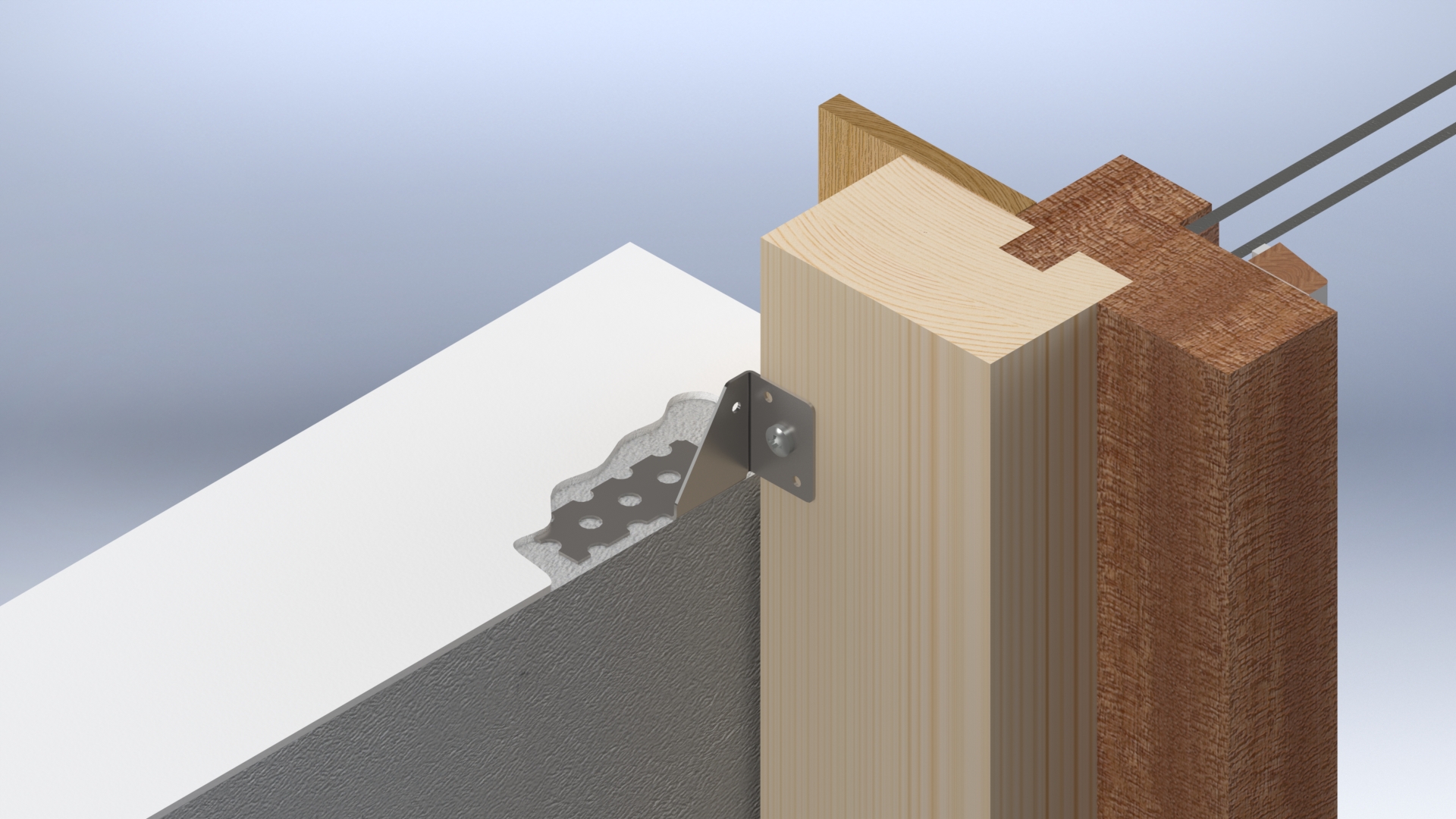 Gb lijmanker 50 links + 50 rechts verzinkt 21201 doos = 100 stuks - Afbeelding 2