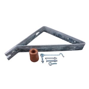 Waelbers deuropvangbeugel haaks verzinkt 260x260x330mm