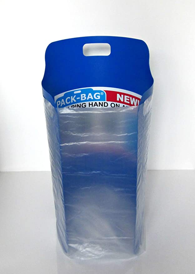 Pack-bag large voor 60 liter zak 95x65 cm groen - Afbeelding 6
