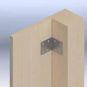 Gb versterkingshoek verzinkt 40x40 mm 82452 - Afbeelding 2