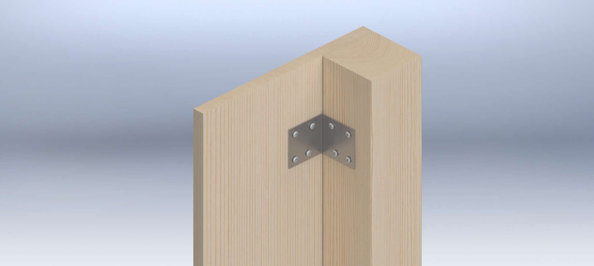 Gb versterkingshoek verzinkt 40x40 mm 82452 - Afbeelding 2