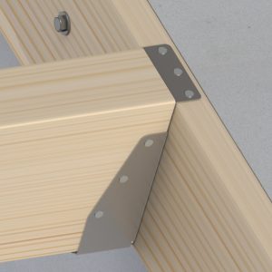 Gb balkdrager korte lip houtmaat 71x196mm 09456 prijs per stuk, per stuk te bestellen. - Afbeelding 2