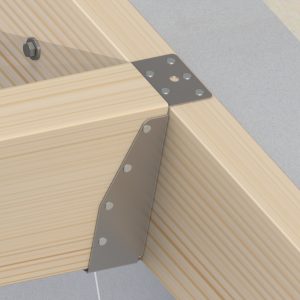 Gb balkdrager lange lip houtmaat 59x156mm 09334 prijs per stuk, per stuk te bestellen. - Afbeelding 2