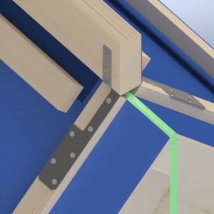 Gb Ruitersteun verzinkt voor balk 32 mm 07928 - Afbeelding 2