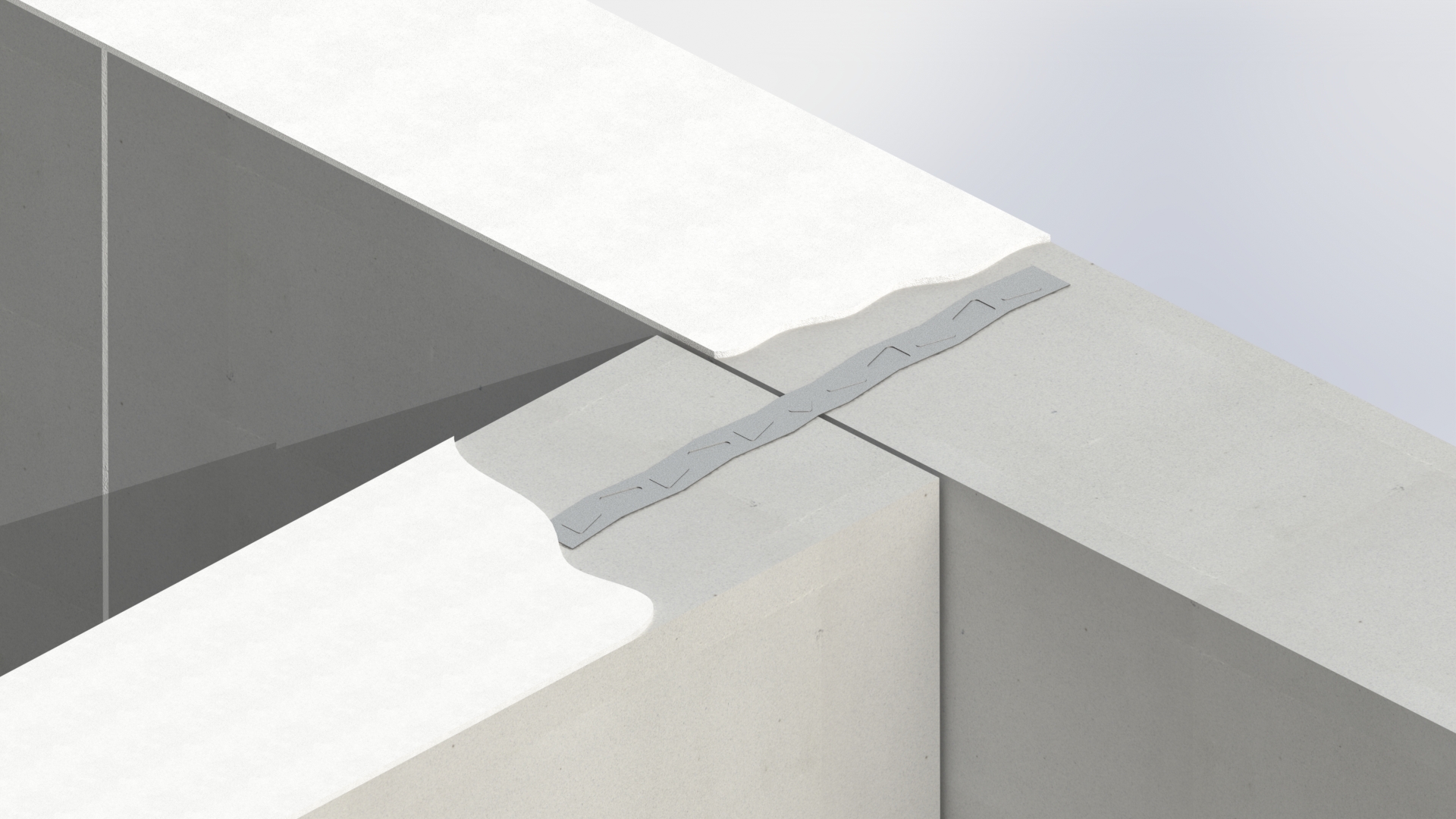 Gb platte lijmstrip verzinkt 270 mm 22010 doos = 250 stuks - Afbeelding 2