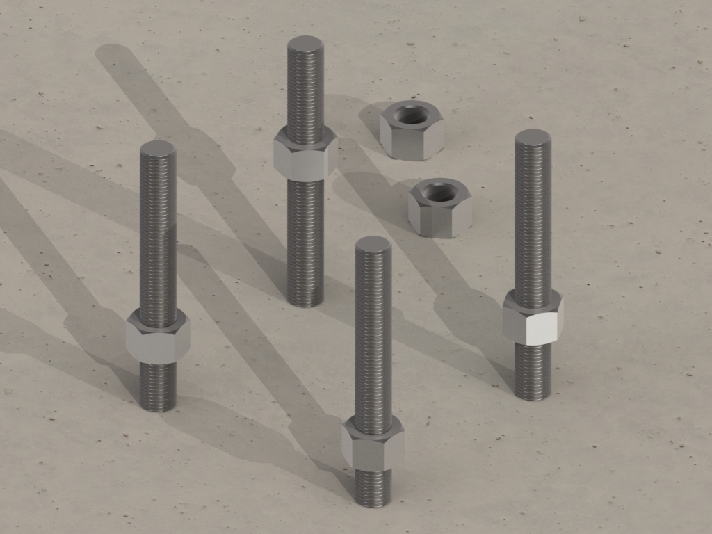 Gb muurplaat haakanker verzinkt 500x55mm m16 05357 - Afbeelding 2