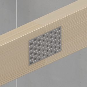 Gb spijkerplaat koppelplaat verzinkt 150x256mm 07275 - Afbeelding 2