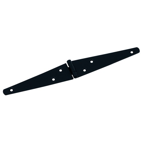 Staartheng Zwart 125mm dichtgeklapt, 250mm opengeklapt