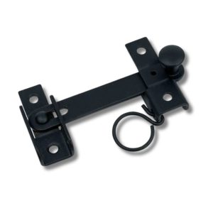 Luik overslag zwart 130x60 mm