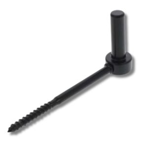 Schroefduim zwart diameter pen 16mm lengte 115mm