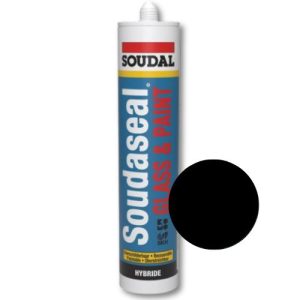Soudal soudaseal glas&paint zwart 290 ml