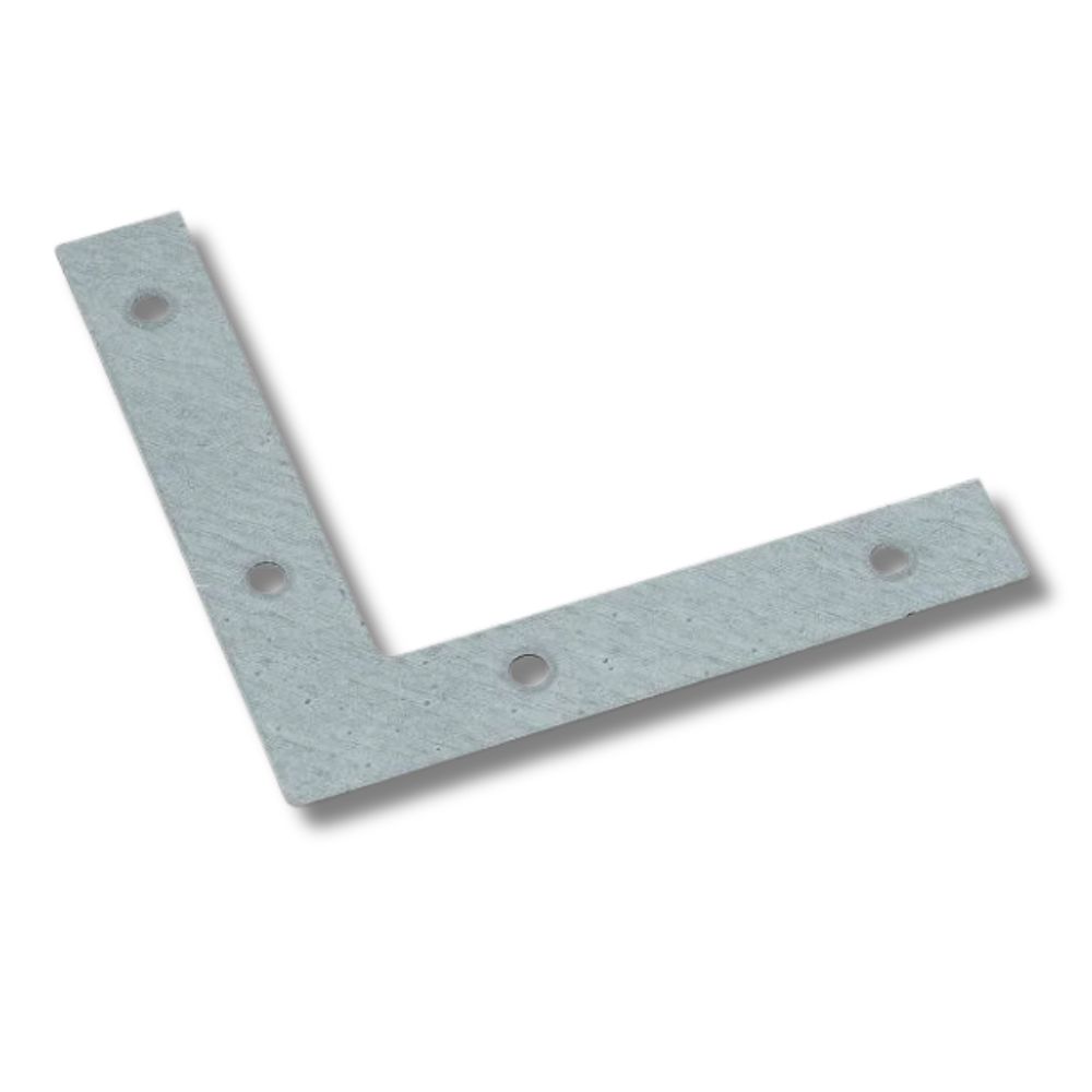 Raamhoek (hoekijzer) 100x100mm gegalvaniseerd 18x1,5mm prijs per stuk, per stuk te bestellen.