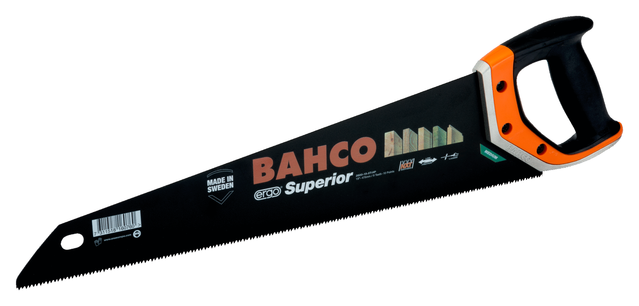 Bahco handzaag superior 2600-19-xt-hp 475 mm - Afbeelding 13