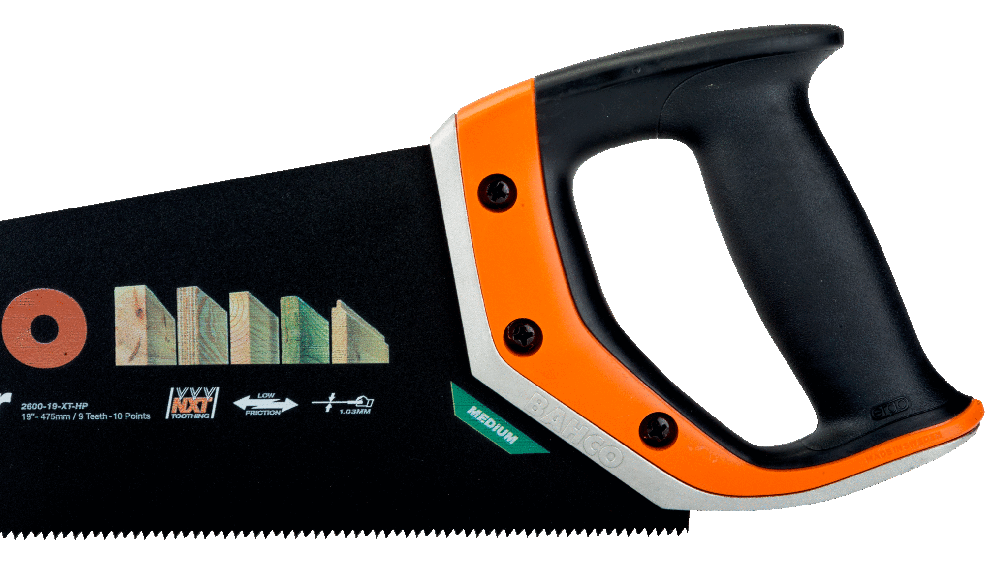 Bahco handzaag superior 2600-19-xt-hp 475 mm - Afbeelding 12