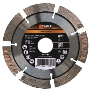 Ivana Diamantzaag Goldline 125Mm Baksteen Iva000839 van Ivana te koop bij Schroef.nl. Art.nr: 12690