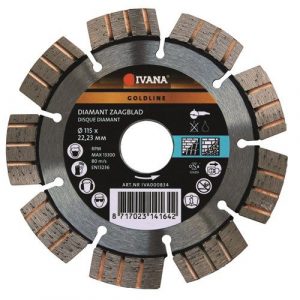 Ivana Diamantzaag Goldline 115Mm Univ.Iva000834 van Ivana te koop bij Schroef.nl. Art.nr: 16337