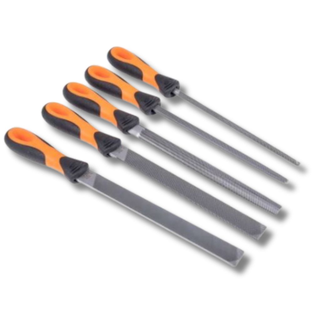 Bahco ergo vijlenset 200 mm met hecht 5-delig 1-478-08-1-2