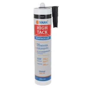 Ivana Montagelijm (montagekit) Zwart High Tack 290 ml 56035