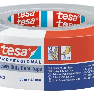 Tesa ducttape heavy duty 48mm x 50 meter grijs 04663 - Afbeelding 3
