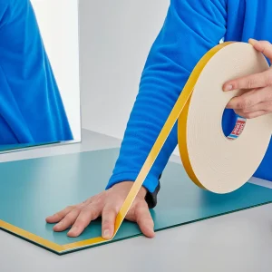 Tesa dubbelzijdig foamtape 19mm x 50 meter wit - Afbeelding 7