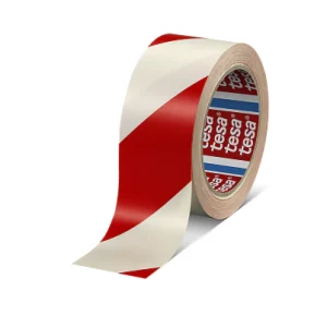 Tesa markerings tape rood/wit 50mm x 33 meter 60760 - Afbeelding 4