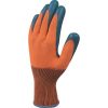 Deltaplus werkhandschoenen gebreid polyester mt 10 latex coating op palm ve733or10