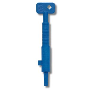 Ivana bouwsleutel blauw kunststof 55474