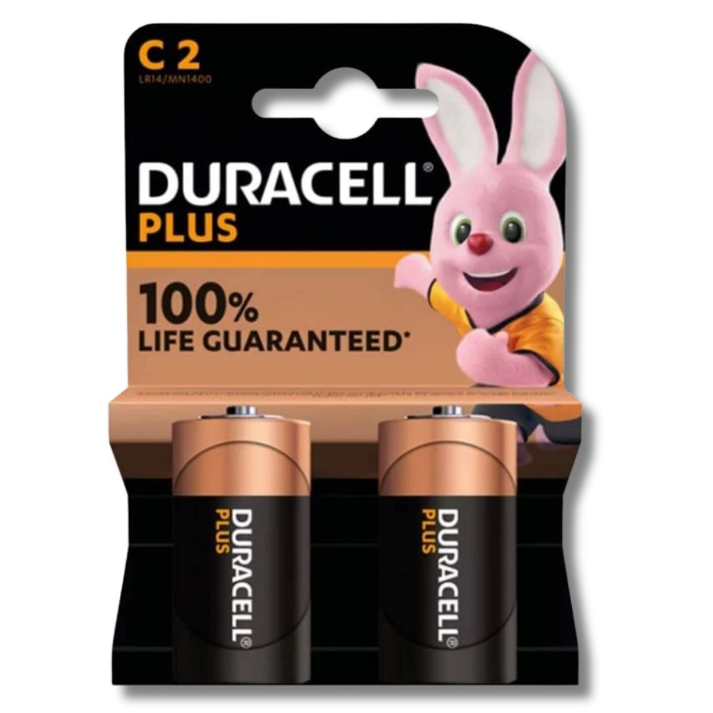 Duracell C2 Batterijen LR14 set van 2 stuks 1,5v Alkaline 9800 mAh