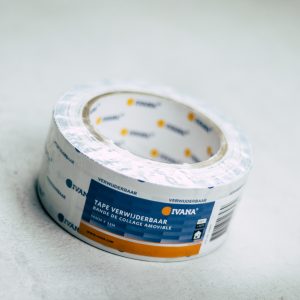 Tape verwijderbaar ivana 50mm x 33 meter 54860 tot 6 weken verwijderbaar - Afbeelding 2