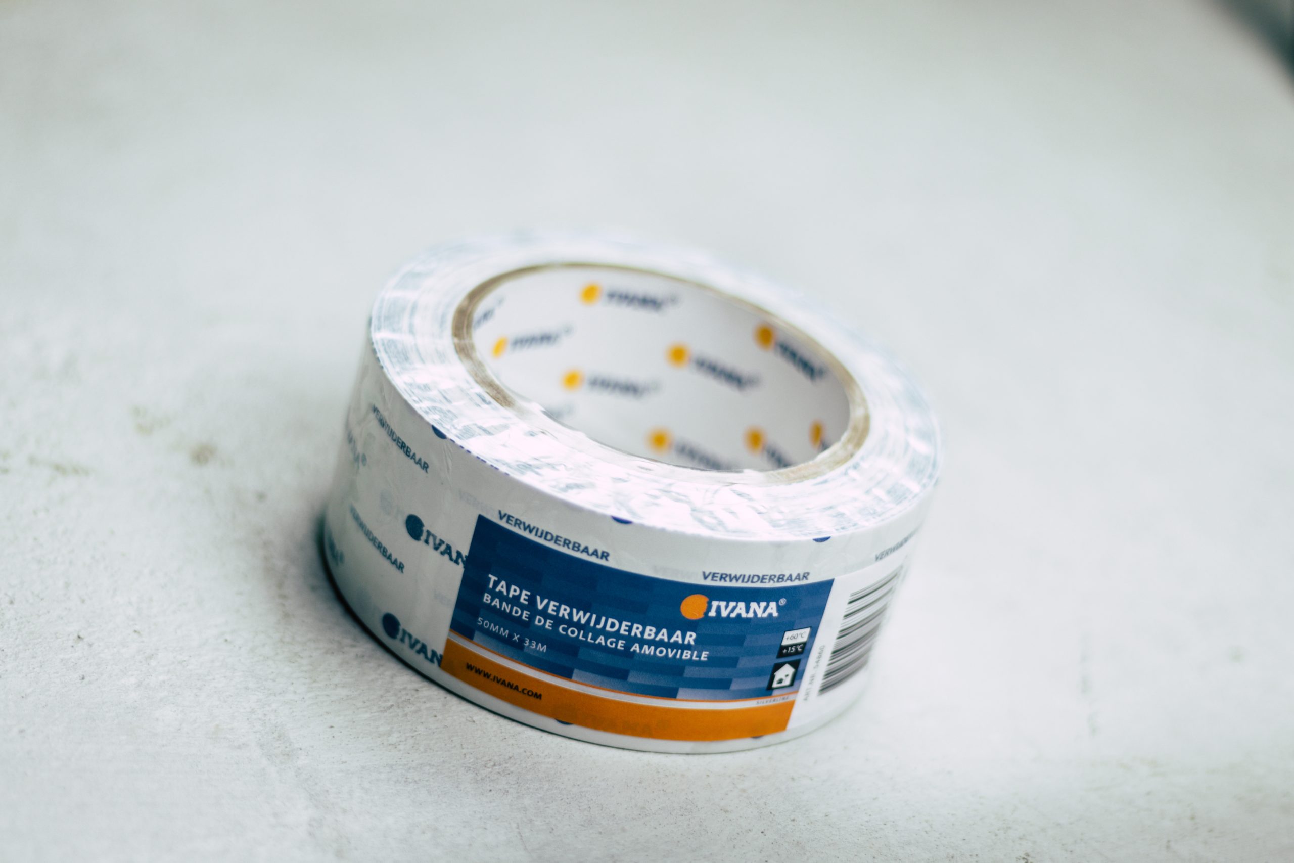 Tape verwijderbaar ivana 50mm x 33 meter 54860 tot 6 weken verwijderbaar - Afbeelding 2