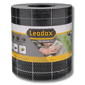 Leadax loodvervanger zwart rol= 20cm 6 meter