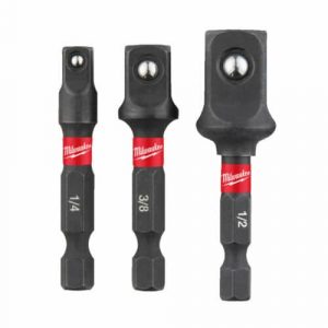 Milwaukee Bit-Dop Adapterset Hex 3-Delig 3/8,1/4,1/2 van Milwaukee te koop bij Schroef.nl. Art.nr: 69263