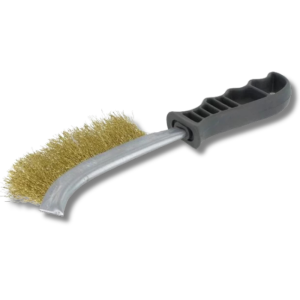 Ivana hand staaldraadborstel 265x28mm messing draad