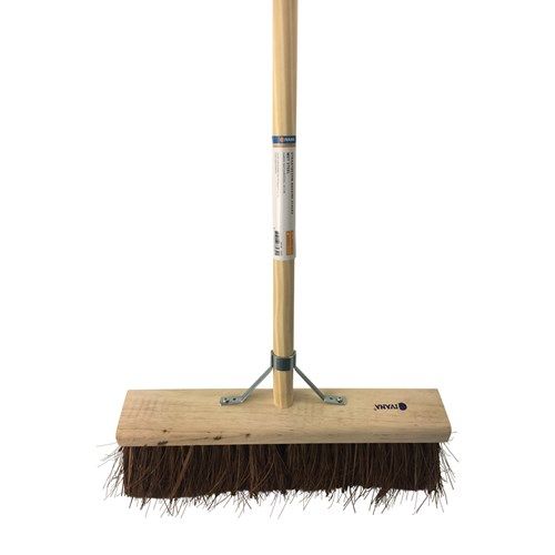 Ivana bezem met natuurvezel 45 cm breed, inclusief steel van 170cm 52026