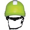 Deltaplus bouwhelm baseball geel diamond v up met kinriem