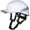 Deltaplus bouwhelm baseball wit diamond v up met kinriem
