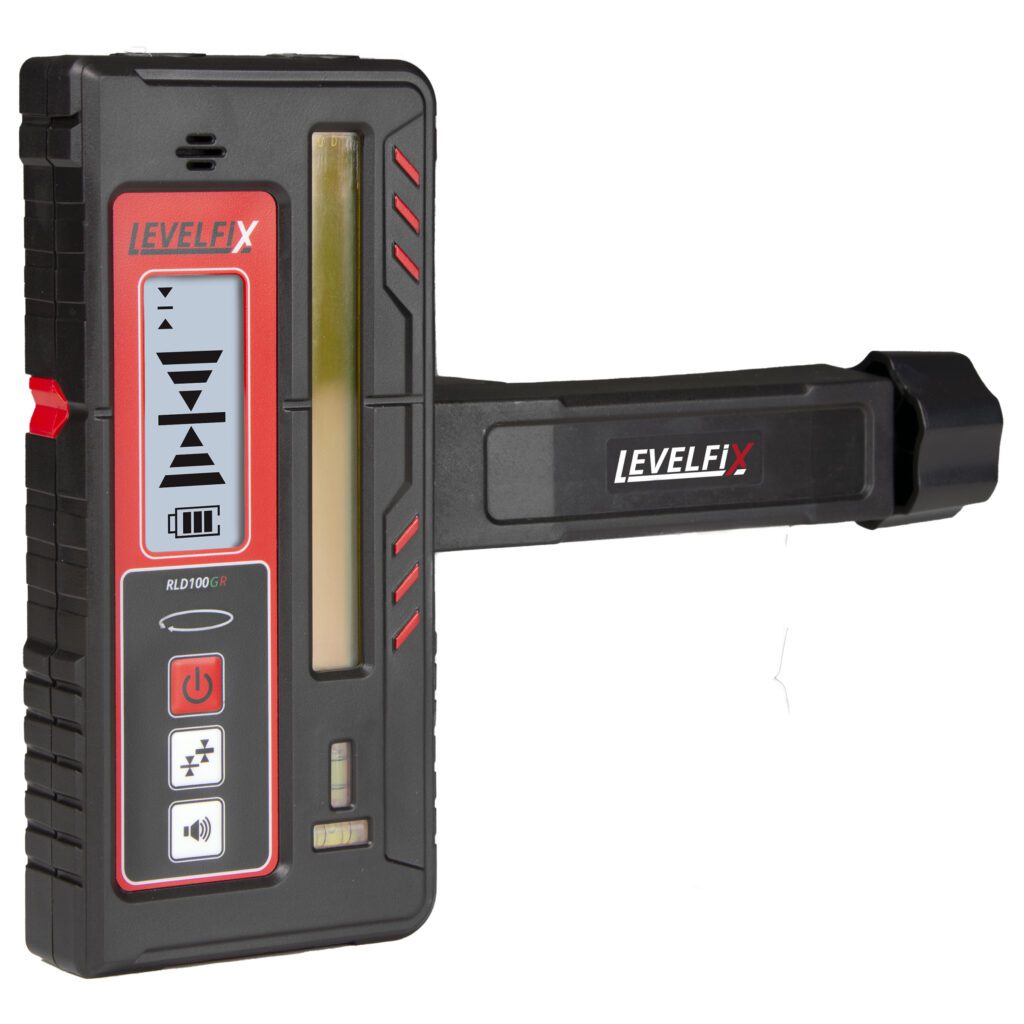 Levelfix rld100gr ontvanger tot 150 meter 554194 voor roterende laser groen/rood