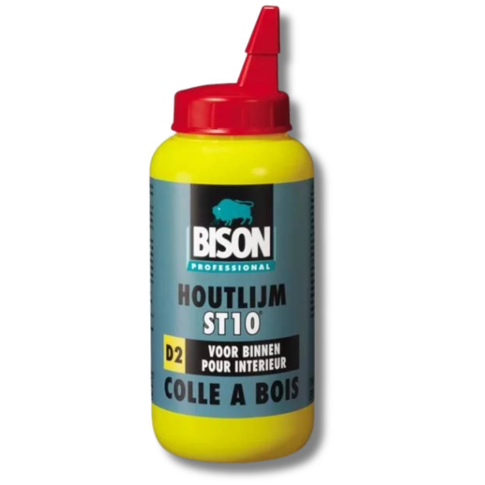 Bison witte houtlijm st10 d2 professional 750 gram voor binnen 1337200