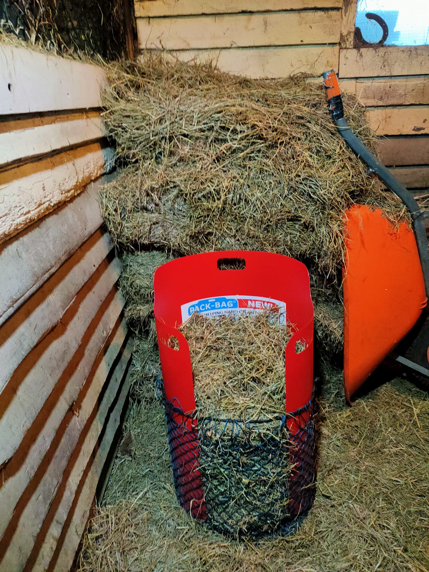 Pack-bag xl voor 90 liter zak 119x79cm rood - Afbeelding 2