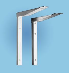 Project console plankdrager zonder schoor wit 450x550 mm 5710 draagvermogen 150 kg per stuk