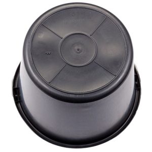 Gripline bouwemmer plastic zwart 12 liter - Afbeelding 3