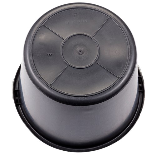 Gripline bouwemmer plastic zwart 12 liter - Afbeelding 3
