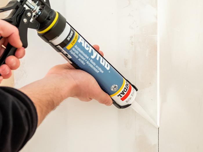 Soudal Acryrub CF2 wit Wet-On-Wet direct overschilderbaar 310ml 121616 - Afbeelding 2