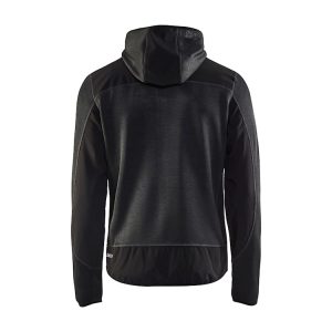Blaklader vest gebreid met softshell 4930 maat s grijs/zwart - Afbeelding 2