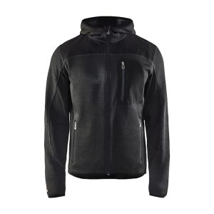 Blaklader vest gebreid met softshell 4930 maat xl grijs/zwart
