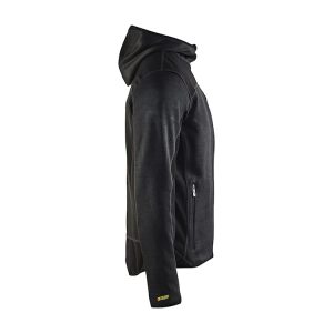 Blaklader vest gebreid met softshell 4930 maat s grijs/zwart - Afbeelding 3
