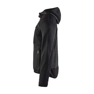 Blaklader vest gebreid met softshell 4930 maat s grijs/zwart - Afbeelding 4