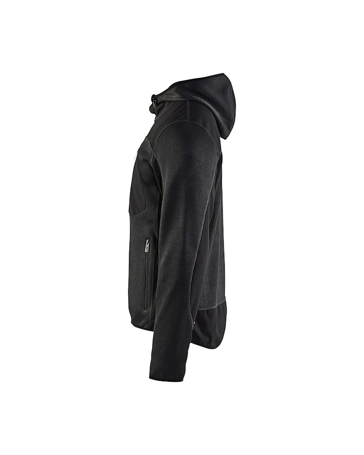 Blaklader vest gebreid met softshell 4930 maat s grijs/zwart - Afbeelding 4