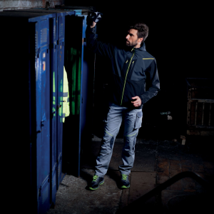 Deltaplus softshell jack horten 2 grijs m - Afbeelding 4